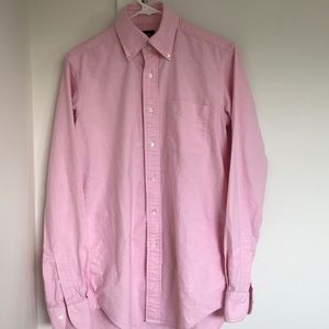Maker’s Shirt Kamakura Japan mens pink oxford
